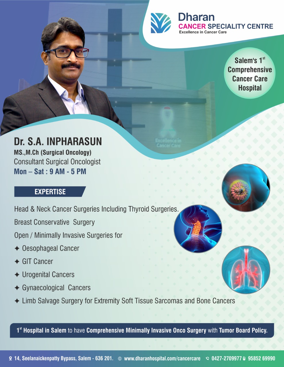 Dr. S.A. Inpharasun | Dharan Cancer Speciality Centre
