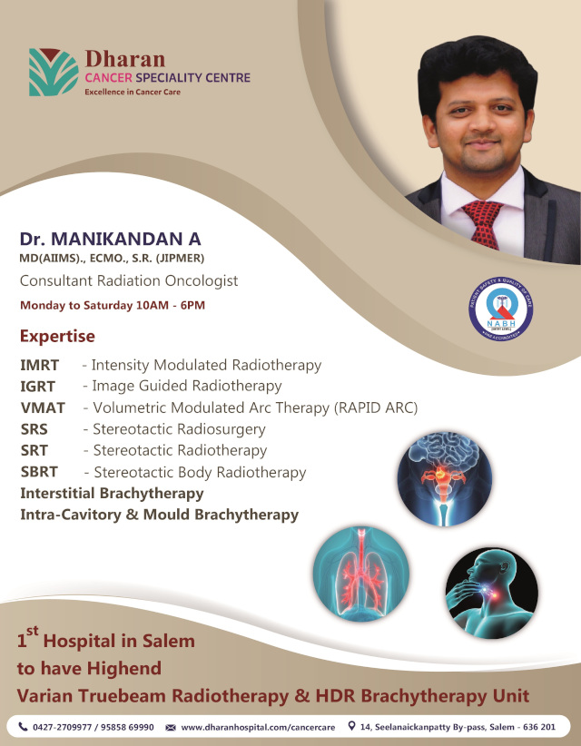 Dr. Manikandan | Dharan Cancer Speciality Centre