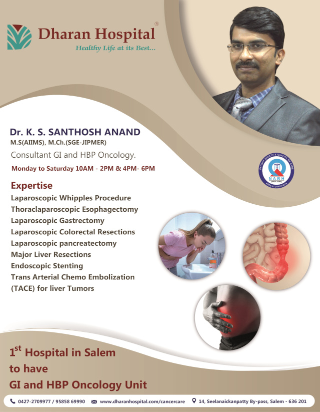 Dr. K. S. Santhosh Anand | Dharan Cancer Speciality Centre